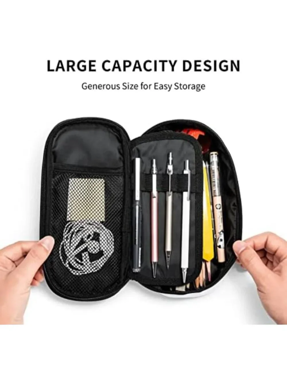 Soccer Pencil Case for Boys & Teens - Large Capacity Sports Organizer Pouch